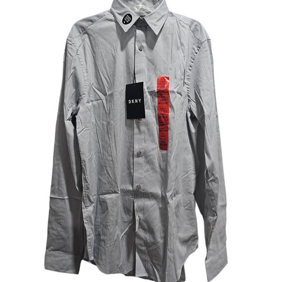 DKNY Button up Dress Shirt- SIZE Medium- New - Picture 1 of 2